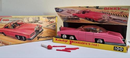 Dinky Toys no. 100 Thunderbirds Lady Penelopes FAB 1, Hobby en Vrije tijd, Modelauto's | 1:32, Zo goed als nieuw, Dinky Toys, Ophalen of Verzenden