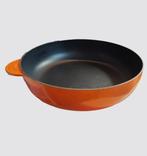 Le Creuset – Gietijzeren hapjespan – diameter 28 cm, Huis en Inrichting, Niet ingevuld, Gebruikt, Gietijzer, Niet ingevuld