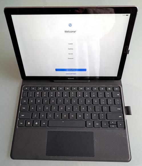 Huawei Media Pad M5 + Keyboard Type KH0H, Computers en Software, Android Tablets, Gebruikt, Wi-Fi, 10 inch, 32 GB, Gps, Uitbreidbaar geheugen