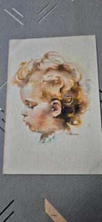 Oude ansichtkaart kind A. Kermer, Ophalen of Verzenden, 1920 tot 1940, Gelopen, Kinderen