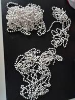 Witte kralenketting / kralensnoer, Ophalen of Verzenden