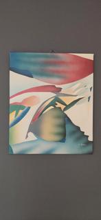 Vintage, retro afbeelding, prent, schildering, Airbrush (?), Ophalen of Verzenden