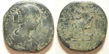 Romeinse munt Lucilla Sestertius - 166 AD - RIC 1747 beschikbaar voor biedingen