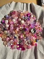 Roze Kralen en Bedels Mix, Hobby en Vrije tijd, Kralen en Sieraden maken, Ophalen of Verzenden, Gebruikt, Bedel