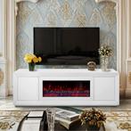Nieuw 2 meter sfeerhaard met kleur haard tv meubel, Ophalen of Verzenden, Nieuw, Inbouwhaard, Elektrische haard