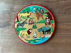 Oude Simplex houten kinderpuzzel - exotische dieren, Antiek en Kunst, Antiek | Speelgoed, Ophalen of Verzenden