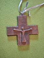bronze hanger christus, Verzamelen, Religie, Gebruikt, Ophalen of Verzenden