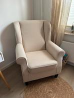 Beige oorfeateuil, Ophalen, 75 tot 100 cm, Zo goed als nieuw, 75 tot 100 cm