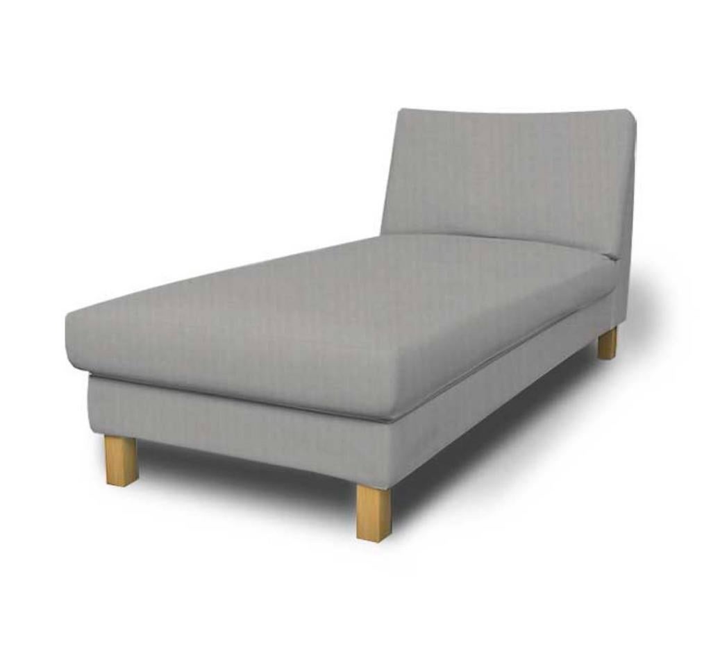 Karlstad Chaise Longue - Gebruikt, met metalen poten, Ophalen, Gebruikt, Eenpersoons, 100 tot 125 cm