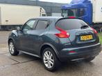 Nissan Juke 1.6 Acenta Automaat! Navi! Camera! Clima! NAP! A, Auto's, Nissan, Euro 5, 4 cilinders, Blauw, Origineel Nederlands