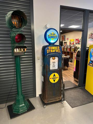 Unieke USA Gaspump Martin & Schwartz Sunoco Dynafuel beschikbaar voor biedingen