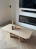 Travertin salontafel, Huis en Inrichting, Tafels | Eettafels, Overige materialen, Zo goed als nieuw, Rechthoekig, 100 tot 150 cm