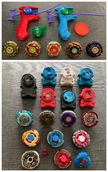Beyblade 5X en Launchers 3X - Naam ??? + EXTRA  beschikbaar voor biedingen