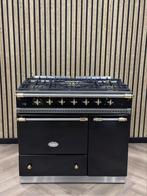 Luxe Lacanche Fornuis Zwart Gas + Messing + Warmhoudkast, Witgoed en Apparatuur, Hete lucht, 60 cm of meer, Ophalen of Verzenden