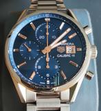 T.K. Tag Heuer Carrera Calibre 16 Chronograph van 05-2021., Sieraden, Tassen en Uiterlijk, Horloges | Heren, Staal, Staal, Polshorloge