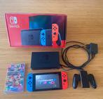 Nintendo Switch + Mariokart Deluxe+128GB, Spelcomputers en Games, Spelcomputers | Nintendo Switch, Switch 2019 Upgrade, Gebruikt