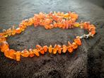 AMBER ketting, Sieraden, Tassen en Uiterlijk, Kettingen, Ophalen of Verzenden, Zo goed als nieuw, Steen of Mineraal