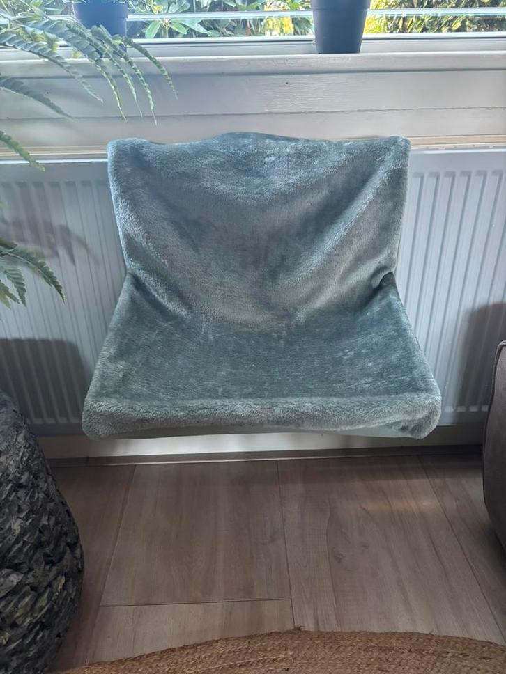 Katten hangmat (grijs / blauw), Dieren en Toebehoren, Katten-accessoires, Zo goed als nieuw, Ophalen of Verzenden