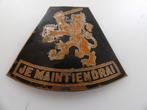 Mouwschild KNIL je maintiendrai, Verzamelen, Verzenden, Nvt, Nederland, Embleem of Badge