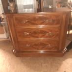 Antieke ladekast commode met 3 lades, Antiek en Kunst, Ophalen