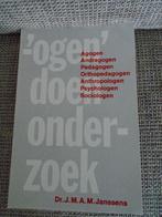 Boek: OGEN DOEN ONDERZOEK, Ophalen of Verzenden, Beta, Nieuw, WO