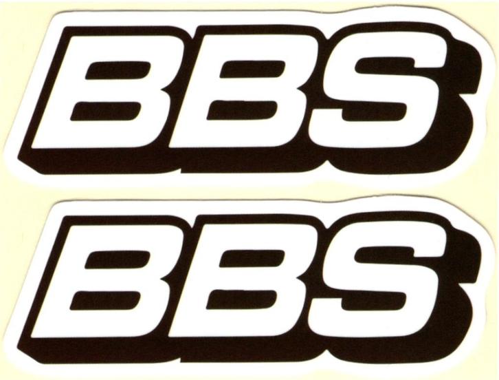 BBS sticker set #2, Auto diversen, Autostickers, Verzenden