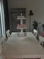 Ingatorp uitschuifbaar + 6 stoelen, Huis en Inrichting, Tafels | Eettafels, Ophalen, Gebruikt, 100 tot 150 cm, Vijf personen of meer