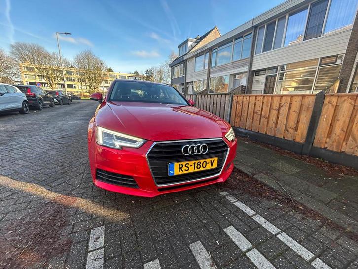 Audi A4 2.0 TDI 150pk S Tronic 2018 Rood, Auto's, Audi, Particulier, A4, ABS, Adaptieve lichten, Adaptive Cruise Control, Airbags