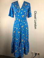 Closet London Jurk  (mt: 38/40) 6,6/8438, Maat 38/40 (M), Blauw, Closet London, Onder de knie