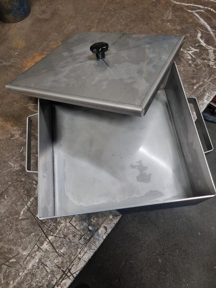 Vispan RVS met Deksel, Witgoed en Apparatuur, Frituurpannen, Ophalen of Verzenden