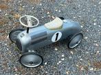 Vintage Loopauto Nummer 1 - Zilverkleurig Speelgoedauto, Ophalen