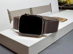Apple Watch 8 41MM Gold Stainless Milanese Cell Als Nieuw, Apple, IOS, Zo goed als nieuw, Waterdicht