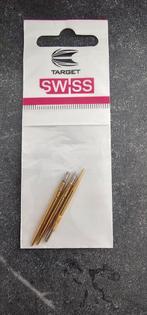 Swiss point 30mm gold, Sport en Fitness, Darts, Ophalen of Verzenden, Zo goed als nieuw, Pijlen