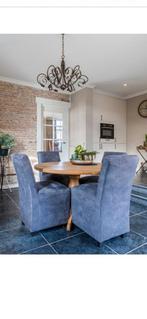 4 eetkamer stoelen antraciet / grijs, Huis en Inrichting, Stoelen, Grijs, Gebruikt, Ophalen of Verzenden