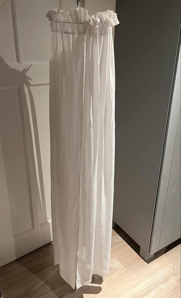 Ledikant Hemeltje (sluier) wit, Huis en Inrichting, Stoffering | Gordijnen en Lamellen, Zo goed als nieuw, 150 tot 200 cm, 50 tot 100 cm