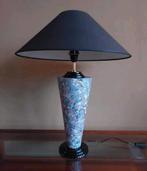 Vintage grote jaren 80 tafellamp lamp, Gebruikt, ., Jaren 80, Stof