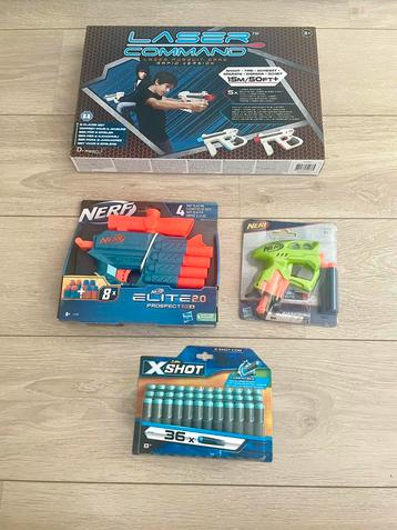 Laser Command pursuit tag game schietspel & Nerf guns beschikbaar voor biedingen