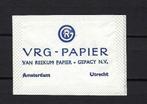 474 Amsterdam-Utrecht VRG PAPIER, Verzamelen, Ophalen of Verzenden, Nederland