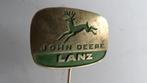 John Deere Lanz oldtimertractor speld, Verzamelen, Speldjes, Pins en Buttons, Verzenden, Gebruikt, Merk, Speldje of Pin
