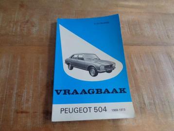Peugeot 504 Vraagbaak Werkplaatshandboek NL - 1968-1973 beschikbaar voor biedingen