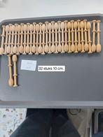 32 Kantklosjes 10 cm - Houten Klosjes, Hobby en Vrije tijd, Ophalen of Verzenden, Zo goed als nieuw, Klos(sen)