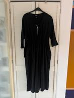 Ulla Popken lange katoenen jurk met zakken mt 48-50, Kleding | Dames, Grote Maten, Ophalen of Verzenden, Gedragen, Zwart, Jurk