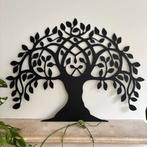 Metalen wanddecoratie levensboom met takken en bladeren, Ophalen of Verzenden, Nieuw