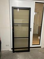 Svedex industriele deur met brons glas 83.0 x 211.5 opdek li, 80 tot 100 cm, Binnendeur, Nieuw, Ophalen of Verzenden