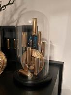 Kleiduif schieten decoratie in lijst en stolp goud en zilver, Ophalen of Verzenden, Nieuw