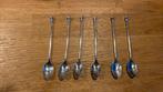 6 verzilverde lepeltjes HH (Hooikaas), Ophalen of Verzenden
