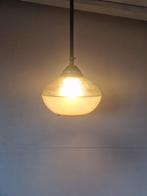 Holophane lamp art deco frankrijk., Gebruikt, Onbekend, Ophalen of Verzenden, Glas