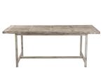 Jline Ibiza White Wash Eettafel - Nieuw, Huis en Inrichting, Tafels | Eettafels, Ophalen, Eikenhout, Nieuw, 150 tot 200 cm