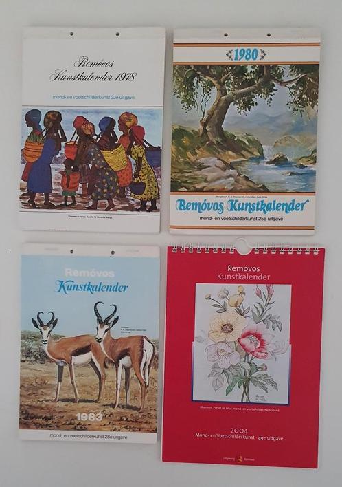 Remóvos Kunstkalender 1978, 1980, 1983 en 2004, Diversen, Kalenders, Zo goed als nieuw, Weekkalender, Ophalen of Verzenden