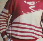 Skiër trui breipatroon, Hobby en Vrije tijd, Breien en Haken, Verzenden, Zo goed als nieuw, Breien, Patroon of Boek